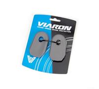 Lot de 2 housses de protection en silicone pour bras de manivelle - Élastiques - Pour VTT et vélo de route - Empêche les rayures et l'usure - Gris