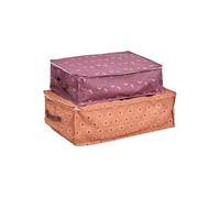 Atmosphera - Lot de 2 Housses de Rangement Zippy l60xp40xh20cm