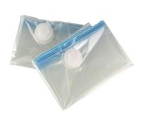 Lot de 2 housses de rangement sous vide Fackelmann Accessoires ménage et repassage ref 67990 Transparent