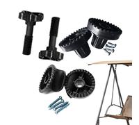 Lot de 2 housses de rechange pour auvent oscillant, résistant à l'eau, 2 à 3 places, accessoires de jardin