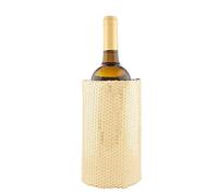 Lot de 2 housses de refroidisseur de vin à paillettes dorées