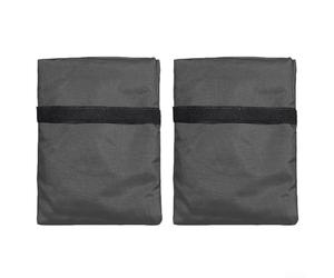 Lot de 2 housses de robinet d'eau isolées pour une utilisation extérieure afin d'éviter les dommages et les fuites par temps froid (600D gris)