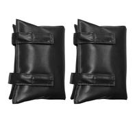 Lot de 2 housses de robinet thermiques pour extérieur en polyuréthane imperméable, universelle, facile à installer, protection contre le gel pour extérieur de jardin (noir, 18 x 26 cm)