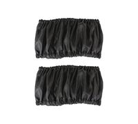 Lot de 2 housses de roue de poussette classiques pour poussette et fauteuil roulant, noir, taille M
