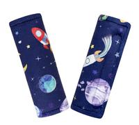 Lot de 2 housses de sangle de siège auto pour bébé - Coussins d'épaule pour siège de voiture, poussette, poussette