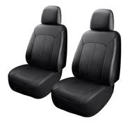 Lot De 2 Housses De SièGe Auto pour Fiat 500e | 500X | 500e Abarth | 600 | 600e Abarth, Anti-Tache Facile à Installer Compatible Ajustement Parfait Airbags Housse SièGe Avant,1 Black