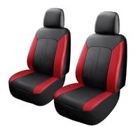 Lot De 2 Housses De SièGe Auto pour Hyundai Santa Fe/Grand Santa Fe, Anti-Tache Facile à Installer Compatible Ajustement Parfait Airbags Housse SièGe Avant,4 Red