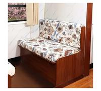 Lot de 2 housses de siège de camping-car à motif floral, housse de coussin élastique for dinette, protection de meubles, camping-car, banc de voiture, caravane Housses de Coussin Élastiques(Type 7)