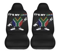 Lot De 2 Housses De Siège De Voiture C'est Mon Adn Afrique du Sud Couvre Siege Auto Avant Anti-Huile Éviter Saleté Couverture De Selle Avant, pour SUV, Berlines, Camions