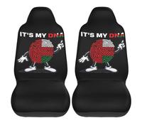 Lot De 2 Housses De Siège De Voiture C'est Mon Adn Oman Protecteur De Siège De Voiture Décoration Anti-Huile Couverture De Selle Avant, pour Camionnettes, Camions, Voitures