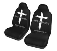 Lot De 2 Housses De Siège De Voiture Jésus-Christ Housses De Sièges Voiture Éviter Saleté Éviter Rayures Couverture De Selle Avant, pour Voitures, Camions, Berlines