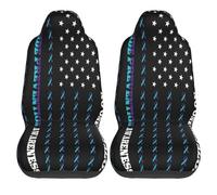 Lot De 2 Housses De Siège Sensibilisation À La Prévention du Suicide : Personne Ne Se Bat Seul Couvre Siège Antidérapantes Housses De Siège De Voiture Décoratives Car Seat Cover pour 52X138CM