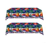 Lot de 2 housses de table de football en plastique robuste 274,3 x 137,2 cm | Couverture généreuse de 274,3 x 137,2 cm, grand espace pour les boissons alimentaires, idéal pour les fêtes d'anniversaire