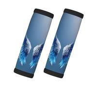 Lot de 2 housses d'identification de valise en néoprène avec motif ailes d'ange