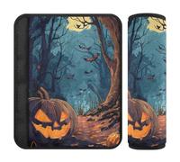 Lot de 2 housses douces pour ceinture de sécurité de voiture - Pour adultes et enfants - Taille S - Halloween dans le safari