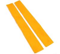 Lot de 2 housses élastiques pour palmes de surf et pagaies, conçues pour empêcher les mains de glisser et réduire la perte de pagaie dans les activités aquatiques (orange)
