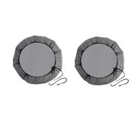 Lot de 2 housses en maille filet pour seau d'eau de pluie avec cordon Gris | La housse en maille fine empêche les débris et d'entrer dans les seaux de pluie tout en permettant à l'eau de passer à