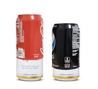 Lot de 2 housses en silicone pour canettes de bière, housses isolantes pour canettes de bière, revêtement de canettes de bière, convient pour les matchs de football, la plage, les excursions et les