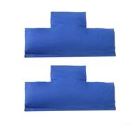 Lot de 2 housses isolantes pour compteur d'eau, 55 cm, en coton bleu, protection contre le gel pour compteurs d'eau et tuyaux d'extérieur, solution d'hivernage pour un usage résidentiel et commercial