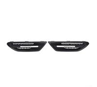 Lot de 2 housses pour grille d'aération latérale de voiture pour BMW Série 5 F10 et M5 modèles 2011 2017 - Convient pour le remplacement de fente d'aération extérieure sur les versions non LCI (fibre