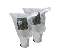 Lot de 2 housses résistantes au froid fabriquées en matériau non tissé respirant qui protège les plantes du gel d'hiver et des intempéries difficiles (200 x 180 cm)