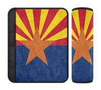 Lot de 2 housses souples pour ceinture de sécurité de voiture pour adultes, jeunes enfants, drapeau de l'Arizona