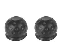 Lot de 2 housses universelles pour boule d'attelage de remorque de 50 mm - Capuchon de boule de remorquage universel de 50 mm - Housse de protection en caoutchouc pour barre de remorquage de voiture
