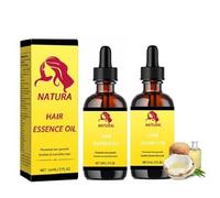 Lot de 2 huiles de croissance des cheveux 50 ml | Huile de soin capillaire avec formule concentrée | Renforce et répare les dommages capillaires | Pour hommes et femmes | Idéal en cas de chute de