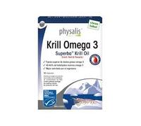 Lot de 2 huiles de krill (60 capsules par pot) - Total 120 capsules d'acides gras essentiels Omega 3 d'origine marine