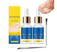 Lot de 2 huiles de traitement pour ongles endommagés, renforcement des ongles faibles, favorise la réparation d'une croissance saine des ongles, traite les ongles craquelés, rugueux, pour ongles