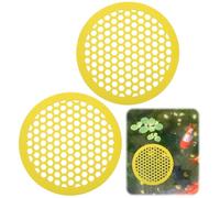 Lot de 2 îles d'abeilles flottantes, abreuvoir pour le jardin, 20 cm, station d'eau flottante avec design rond pour insectes, balcon et extérieur (irrigation des abeilles, réutilisable)