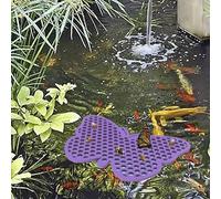 Lot de 2 îles flottantes pour abeilles, abreuvoir, point d'eau, île flottante pour abeilles, nourriture pour abeilles, bain d'abeilles, décoration de jardin, île flottante (B)