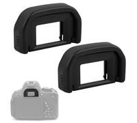 Lot de 2 œilletons Canon EOS 100d pour oculaire Canon Ef 100D 550D 600D 650D 700D 750D 760D 1000D 1100D Remplace Canon Ef, viseur oculaire d'appareil photo, Noir