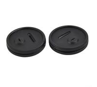 Lot de 2 œillets de sonde de thermomètre pour cuisinières Weber Smokey Mountain de 36,8 cm, 47 cm, 57,1 cm, port de rechange en silicone haute température 85037, aucun perçage nécessaire pour les