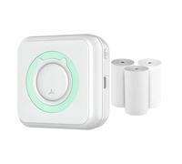 lot de 2 imprimantes thermiques USB portables pour smartphone, Imprimante photo mobile sans encre avec 5x rouleaux de papier thermique - MINIROLL