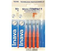 LOT de 2 - Inava - Brossettes Interdentaires 1.5mm Rouge X4 Mono Compact…