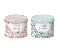 Lot de 2 Infusions - Feel Zen et Doux Rêves BIO - Sommeil, Relaxant, Apaisant - Camomille, Hibiscus, Coquelicot, Oranger - Ingrédients 100% BIO - Fabriquées en France - INFUZ