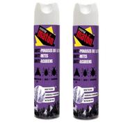 LOT DE 2 Insecticide Anti Punaise De Lit Spray 300ml x2 Bombe Anti Punaises de lit,Mites Acariens.