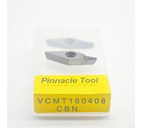 Lot de 2 inserts de tournage à pointe PCD/CBN VCMT1604/1103 CNC pour coupe de métaux non ferreux en aluminium (VCMT160408 CBN)