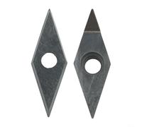 Lot de 2 inserts de tournage indexables VCMT1604/1103 PCD CBN pour tour CNC, pointes de coupe haute résistance à l'usure pour finition des métaux non ferreux, tenue d'outils de taille standard