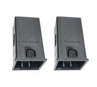 Lot de 2 inserts de tube carrés pour équipement de fitness, convertisseur de 60 mm à 50 mm, assure la stabilité pendant les entraînements (100 mm)