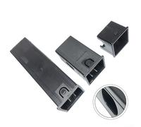 Lot de 2 inserts de tube carrés pour équipement d'exercice, convertisseur de manchon de 60 mm à 50 mm, design robuste pour des entraînements sécurisés et sûrs (100 mm)