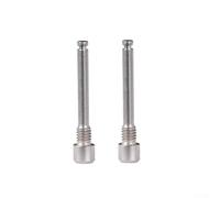 Lot de 2 inserts filetés pour freins à disque de vélo SRAM - Alliage léger - 1 g - Assemblage sécurisé - Outil hexagonal intérieur de 3 mm - Multicolore - Argenté et doré