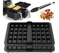 Lot de 2 inserts gaufrés en silicone pour Ninja AF300EU AF400EU AF451EU AF500DE SL400EU - En silicone - Pour friteuse à air chaud - Accessoires pour friteuse à air chaud belge (A)