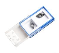 Lot de 2 inserts PCD DCGT11T308 pour une utilisation avec des outils de tournage CNC pour les opérations de traitement de pièces en aluminium