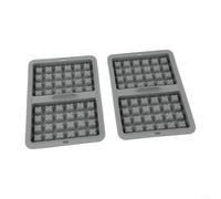 Lot de 2 inserts pour friteuse à air comprimé compatibles avec NJ AF300EU AF400EU AF451EU SL400EU AF500DE, plaque de cuisson en silicone, non et lave-vaisselle (gris)