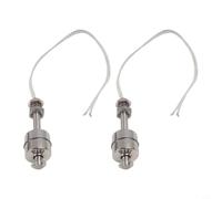Lot de 2 interrupteurs à flotteur de 75 mm en acier inoxydable 304 pour aquariums industriels, contrôle de vidange de remplissage réglable 220 V pour
