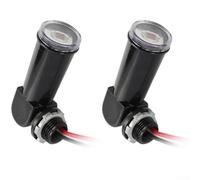 Lot de 2 interrupteurs automatiques de capteur d'éclairage extérieur 110 V avec compensation de température et fonction de maintien pour éviter les commutations fréquentes dans différentes conditions