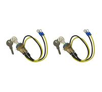 Lot de 2 interrupteurs d'allumage 1K7354B A-8N3679C compatibles avec tracteur Ford New Holland 2N 8N 9N 500 600 700 800 900 901 941 950 951 Compatible avec Allis Chalmers Tractor B CA D14 WD WD45