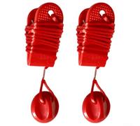 Lot de 2 interrupteurs d'arrêt pour tapis de course ronds et autres types de cadre de tapis roulant standard (rouge S)